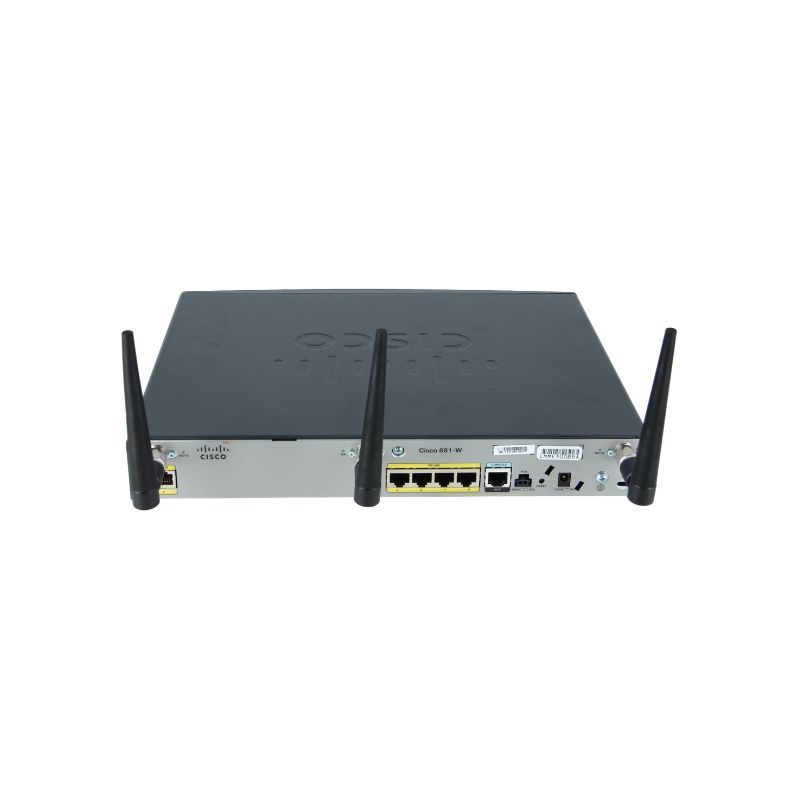 CISCO881-SEC-K9, Cisco 881 Ethernet Security Router, WAN 1xFE/ LAN 4xFE/ Adv IP Services