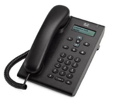 CP-3905, Cisco Unified SIP Phone, Single-line SIP/Monochrome Display/Standard Handset