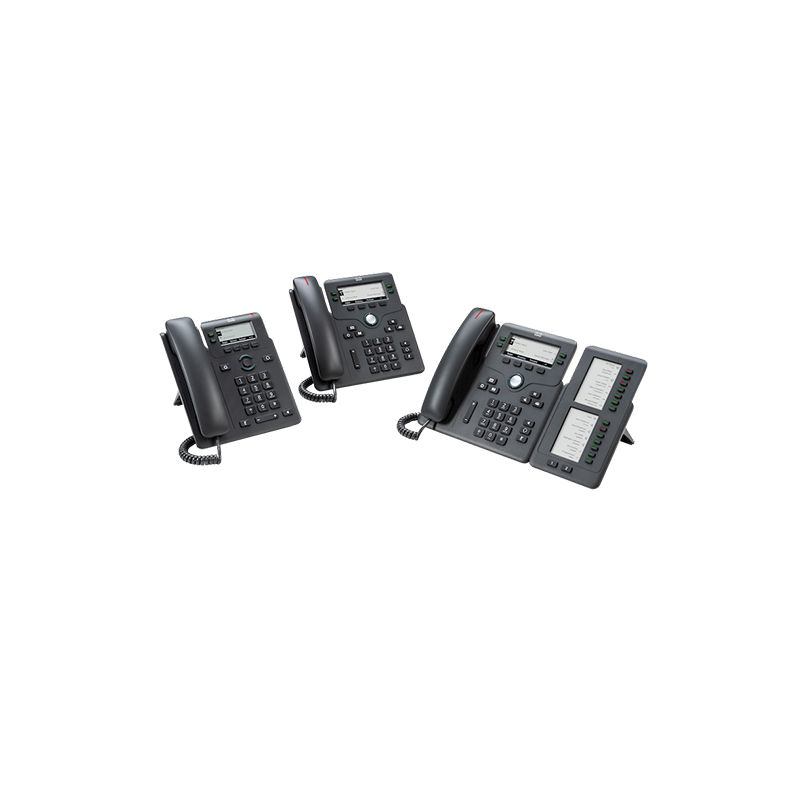 CP-6861-3PW-NA-K9=, Cisco 6861 IP Phone, 3.5" Color Display/PoE Support/NA Power Adapter