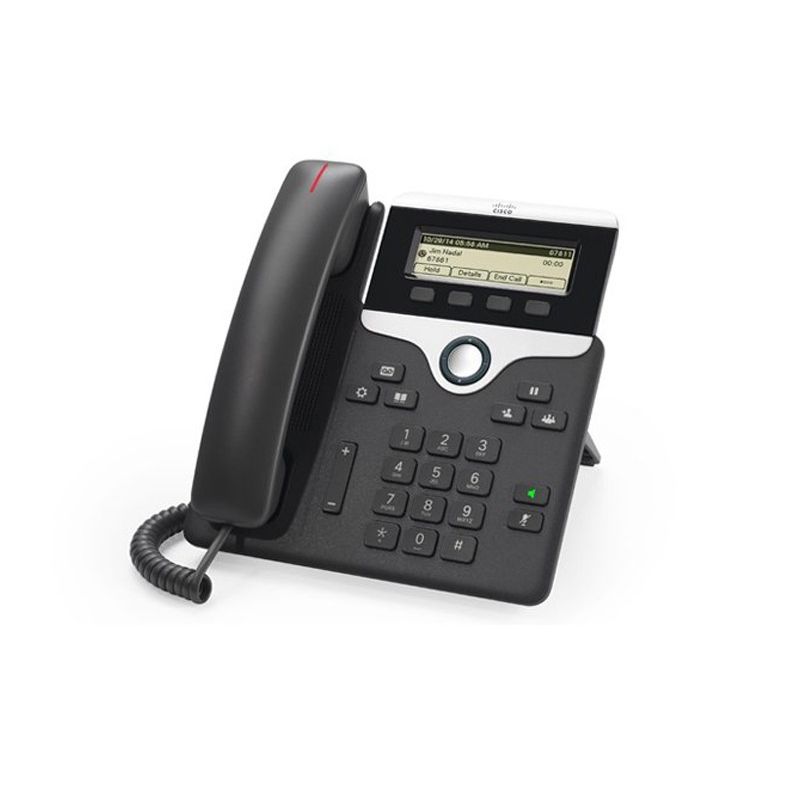 CP-7811-K9, Cisco 7800 Series IP Phone, 1 Line, G.722 Codec, PoE Support
