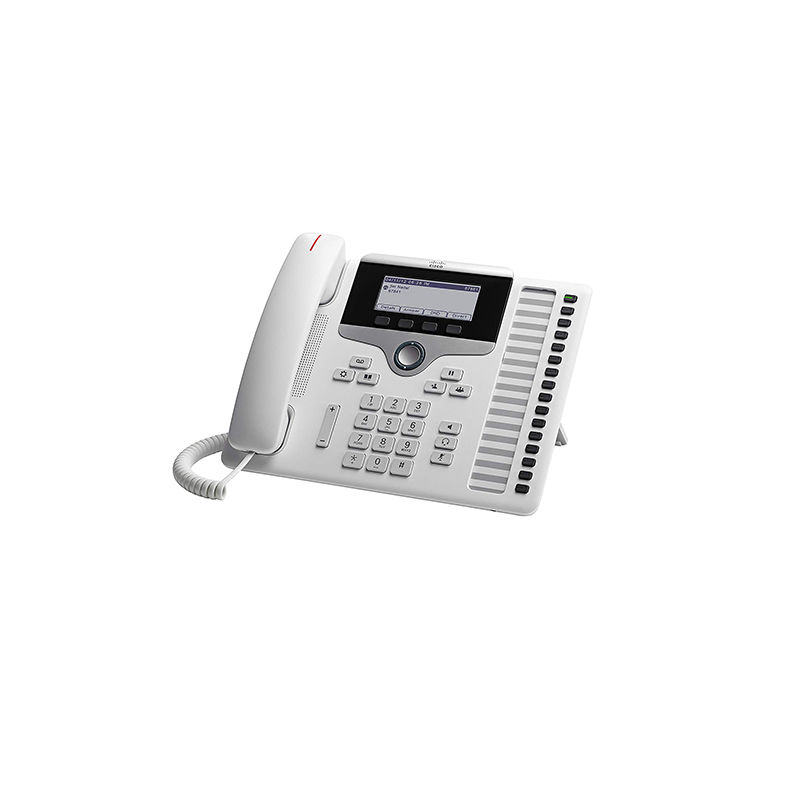 CP-7861-W-K9=, Cisco 7800 Series IP Phone, 16 lines, White, PoE support