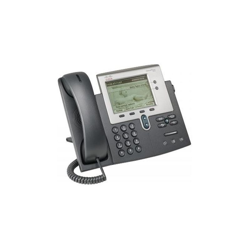 CP-7942G, Cisco Unified IP Phone 7942, 2 Lines, PoE, Graphical Display