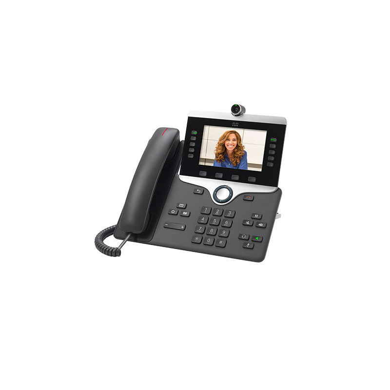 CP-8845-3PCC-K9=, Cisco IP Video Phone, 5" HD Display/Dual Gigabit Ethernet/720p HD Video