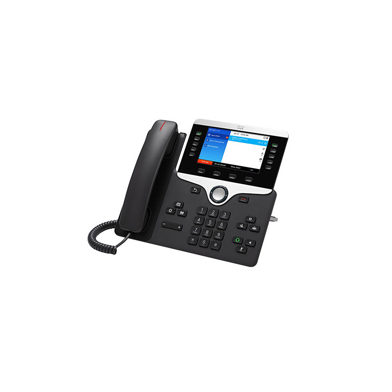 CP-8851-3PCC-K9=, Cisco IP Phone 8851, 5" WVGA Display/4 Line Keys/Gigabit Ethernet