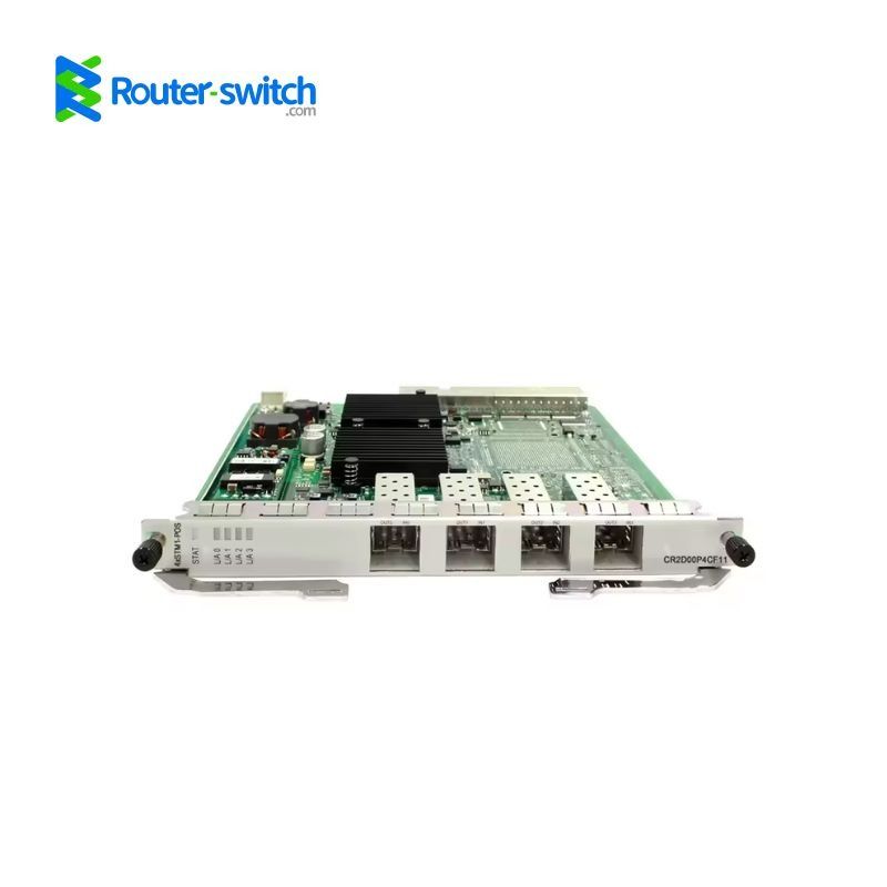 CR2D00P4CF11, Huawei CR2D Series Physical Interface Card, 4-Port OC-3c/STM-1c POS-SFP