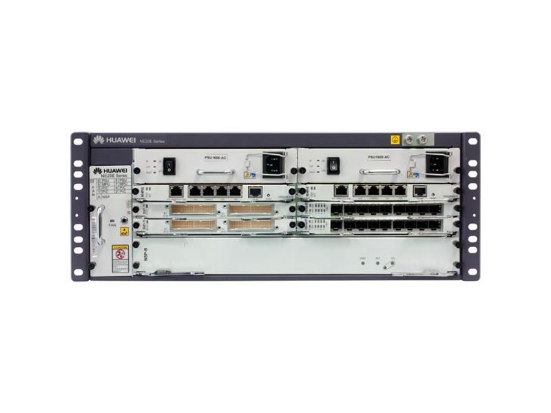 CR2M04BASA01, Huawei NE20E-S Router, 4-slot chassis/1*MPUE/2*AC Power