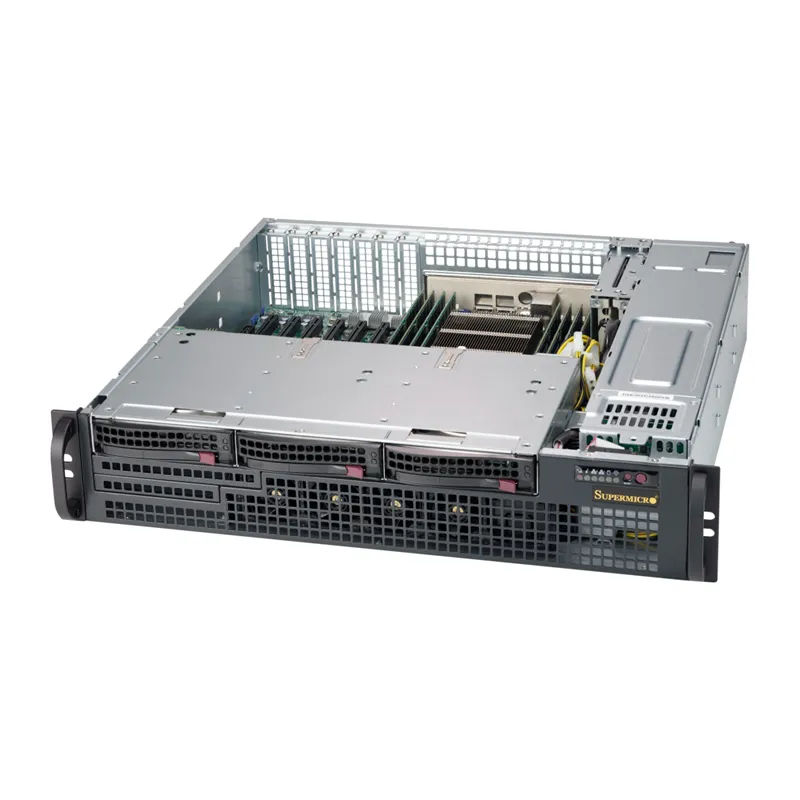 CSE-825TQC-R802LPB - Supermicro 10-Bays 2U Rack-mountable Chassis