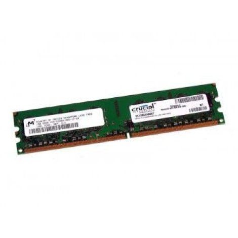 Crucial 1GB DDR2 667MHz PC2-5300 ECC Unbuffered Desktop Memory Module
