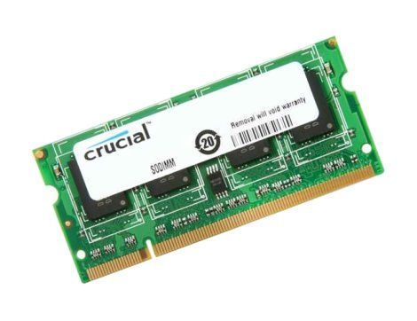 Crucial 2GB 1333MHz DDR3 PC3-10600 204-pin SODIMM CT12864BF1339
