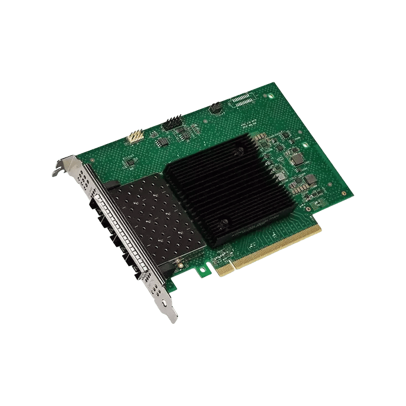 CT6D5 - Dell Quad Ports 10/25GbE SFP28 PCIe 4.0 x16 Network Adapter
