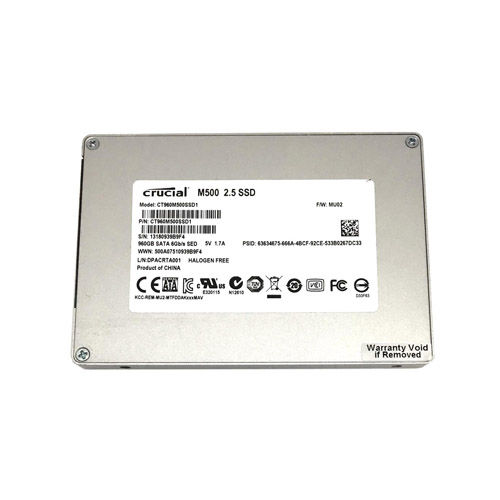 CT960M500SSD1 - Crucial 960GB M500 2.5 inch MLC 6Gb/s SATA SSD