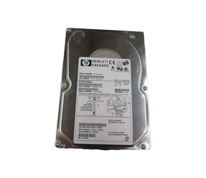 HP D6107-69001 9GB Ultra2 SCSI 10K Server Drive