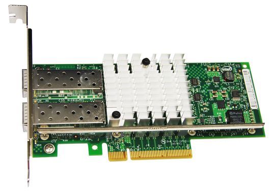 D7N7W - Dell 2-Port 10Gb/s SFP+ PCIE 2.0 x8 10GBase-X Network Adapter