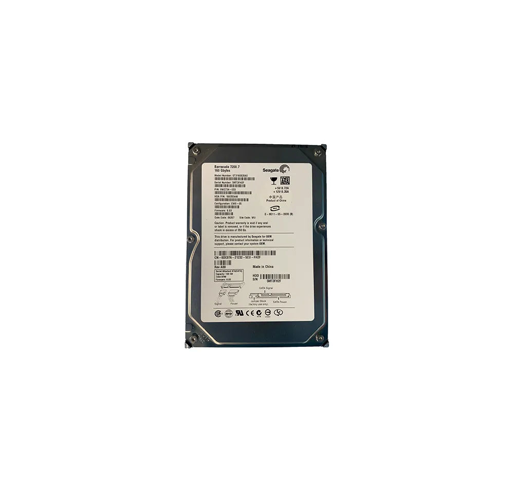 DC076 - Dell 160GB 7200RPM SATA 1.5Gb/s 3.5-in Hard Drive