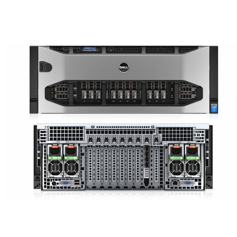 DELLR920-1, Dell PowerEdge R920 Server, 2xE7-4809v2/4x1GE/4G RAM