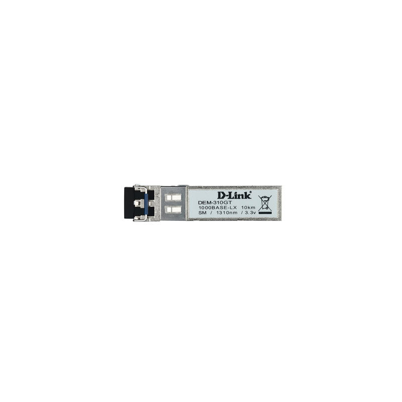 DEM-310GT, D-Link Gigabit SFP Optical Module, Single Mode/10km/1310nm