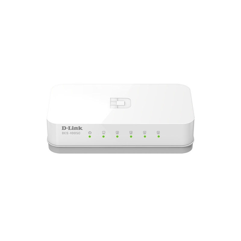 DES-1005C, D-Link DES-1000 Switch, 5x100M ports/1G bandwidth/0.74M pps