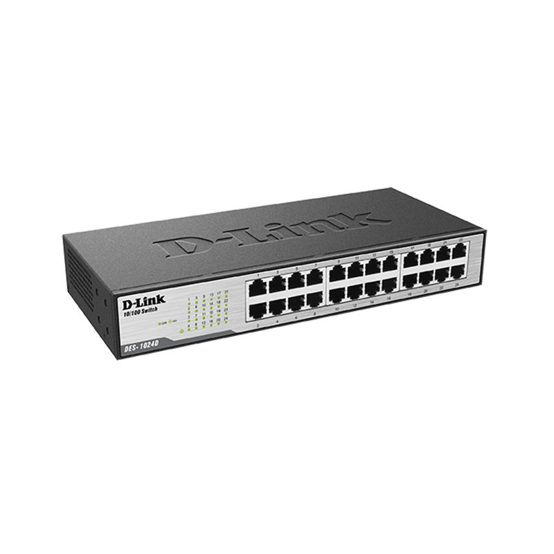 DES-1024D, D-Link DES-1024D Switch, 24x100M ports/4.8Gbps bandwidth/3.57Mpps forwarding rate