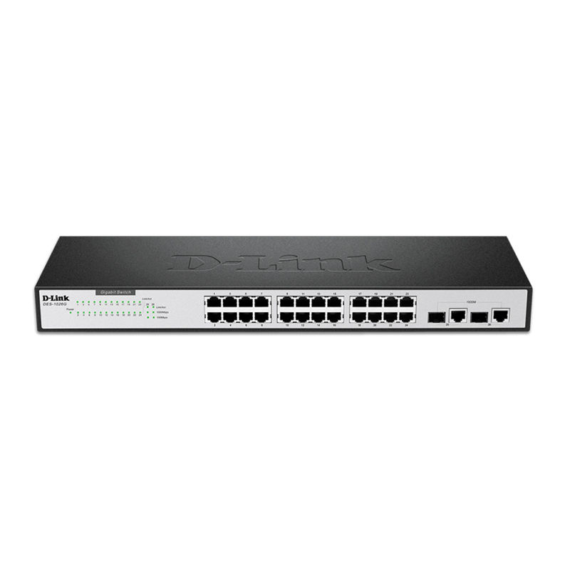 DES-1026G, D-Link DES-1026G Switch, 24x100M+2xGE, 8.8Gbps, Non-managed