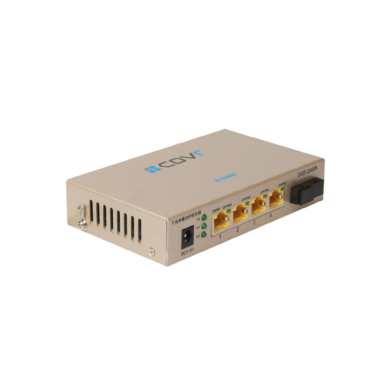 DGE-264SA, D-Link DGE Series, Media Converter, 4x10/100/1000Base-TX, 1000Base-LX, Max 20km