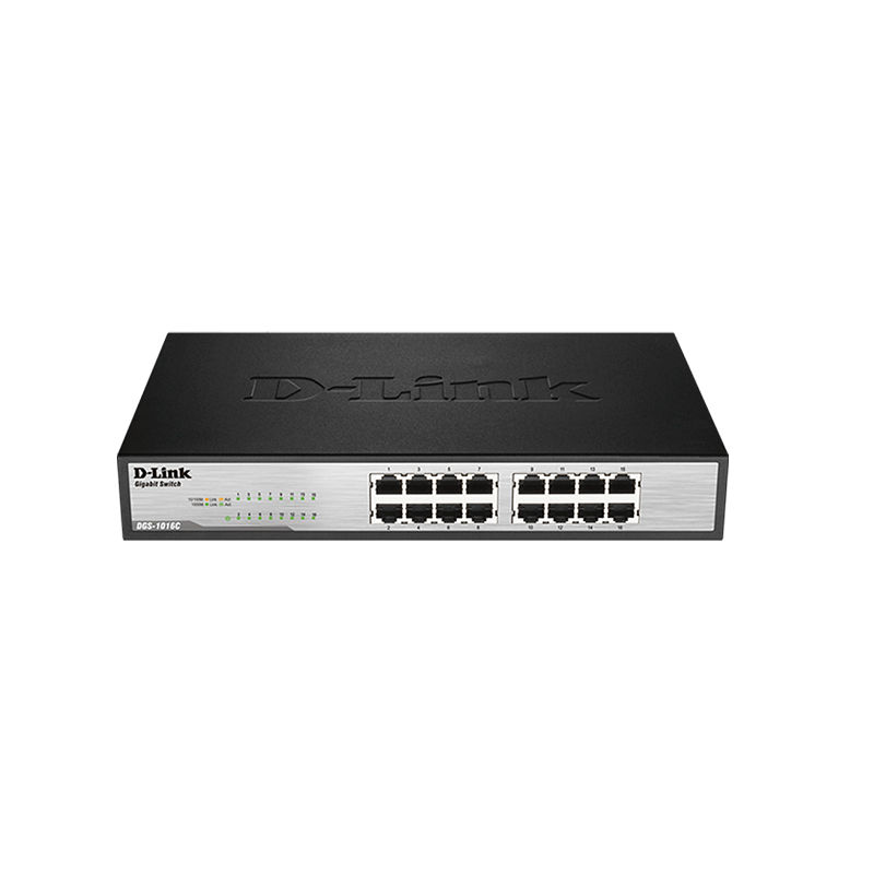 DGS-1016C, D-Link Switch, 16xGE/32Gbps/23.8Mpps