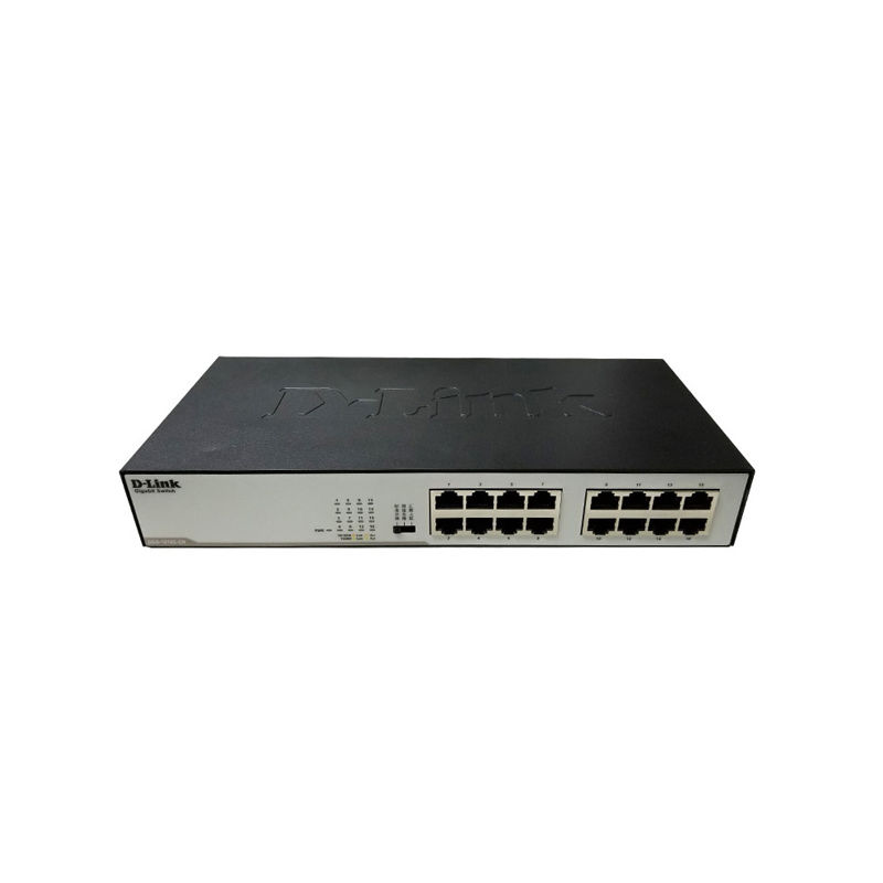 DGS-1016S-CN, D-Link Switch, 16 Gigabit Ports/32Gbps BW/4KV Lightning Protection