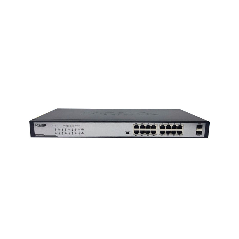 DGS-1018TP-CN, D-Link DGS Series Unmanaged PoE Switch, 16xGigabit PoE/2xGigabit SFP/Max 240W