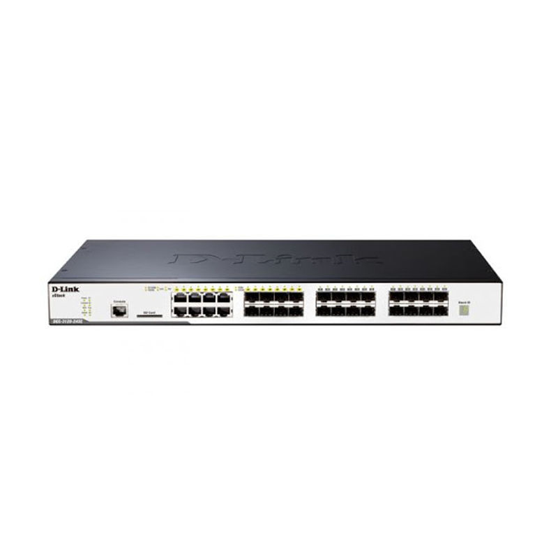 DGS-3120-24SC, D-Link DGS-3120 Switch, 16x Gigabit SFP/8x Combo Ports/336Gbps Switching/96Mpps Forwarding