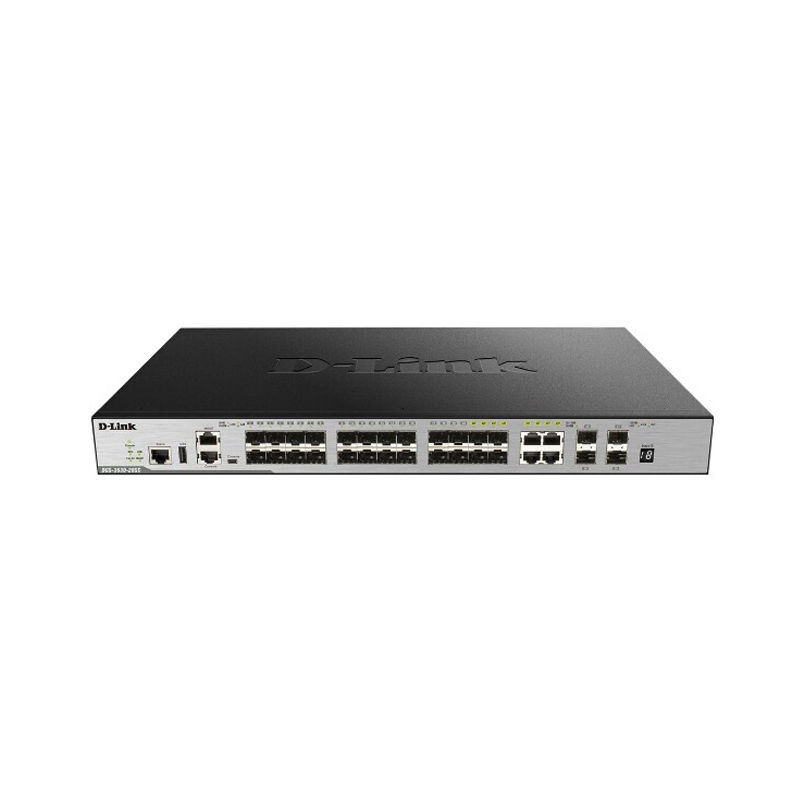 DGS-3630-28TC, D-Link DGS-3630 Switch, 20x GE RJ45/4x GE SFP/4x 10GE SFP+
