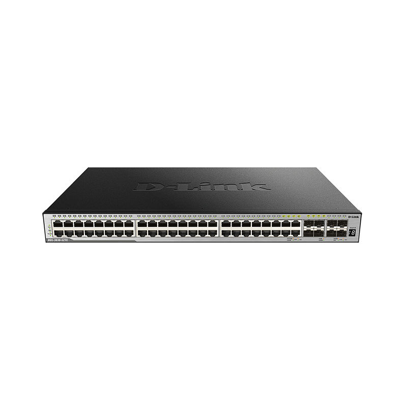 DGS-3630-52TC, D-Link DGS-3630 Switch, 44xGE RJ45/4xGE SFP/4x10GE SFP+, 598Gbps switching, 252Mpps forwarding