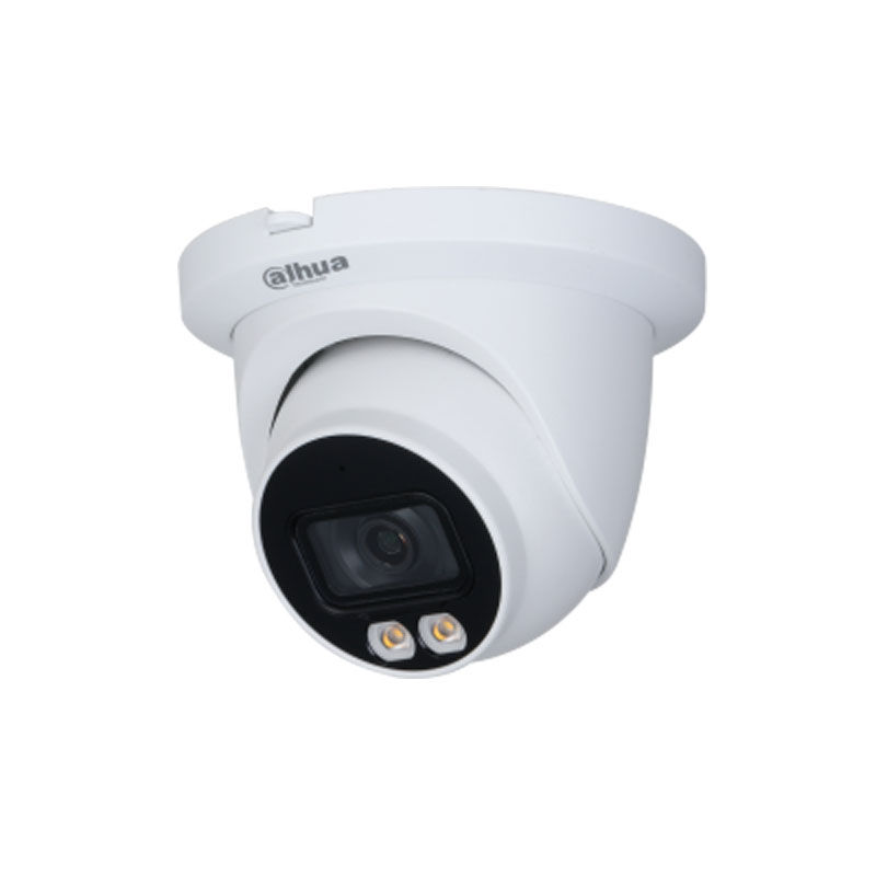 HDW3449TM-AS-LED, Dahua 4MP Lite AI Full-color Eyeball Network Camera, 4MP resolution/Full-color/LED illumination