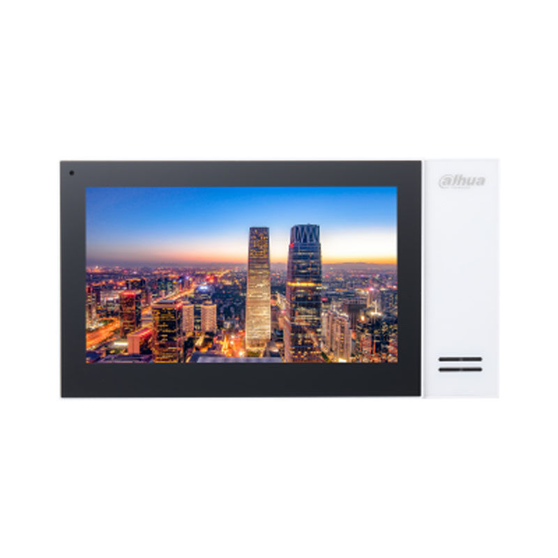 VTH2421FB, Dahua VTH Series IP Indoor Monitor, 7" Touch Screen/1x RJ45/Black