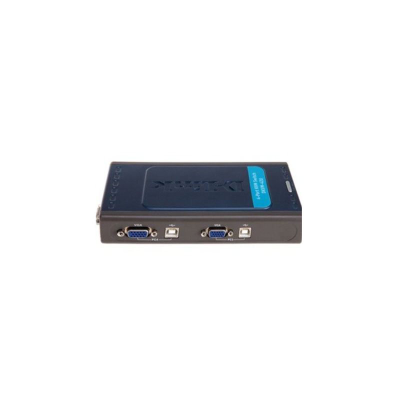 DKVM-42U, D-Link KVM Switch, 4-port USB/audio/USB hub