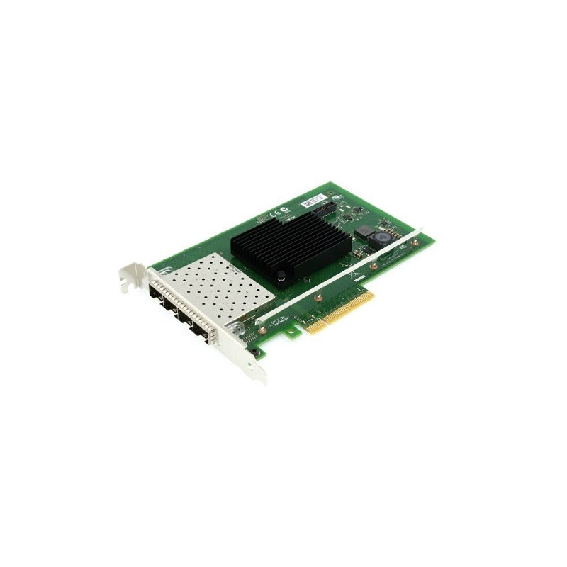 555-BCKP, Dell Intel X710 Network Card, 4x10GbE SFP+, rNDC, Four Ports