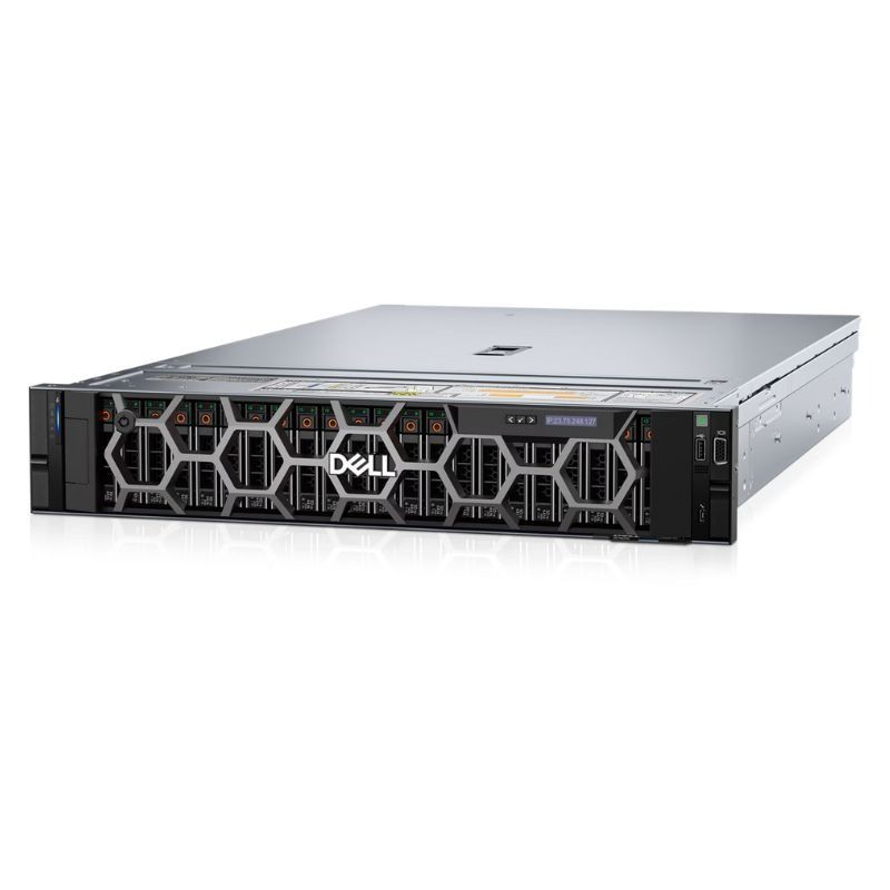R7625, Dell PowerEdge Rack Server, 2xAMD 9124/2x32GB DDR5/2x960GB SAS SSD