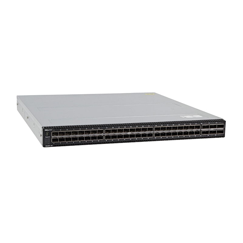 S5048F-ON, Dell EMC S5048F-ON Switch, 48x25GbE SFP28/6x100GbE QSFP28/IO-PSU airflow