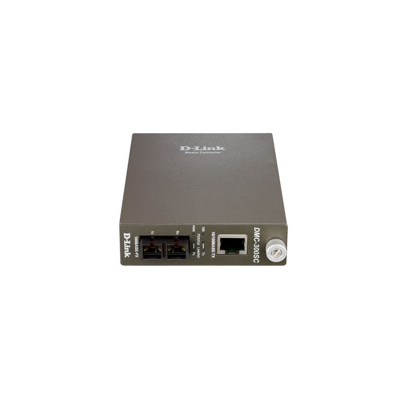 DMC-300SC, D-Link DMC Series Media Converter, 1x10/100M, SC, 2Km, MM