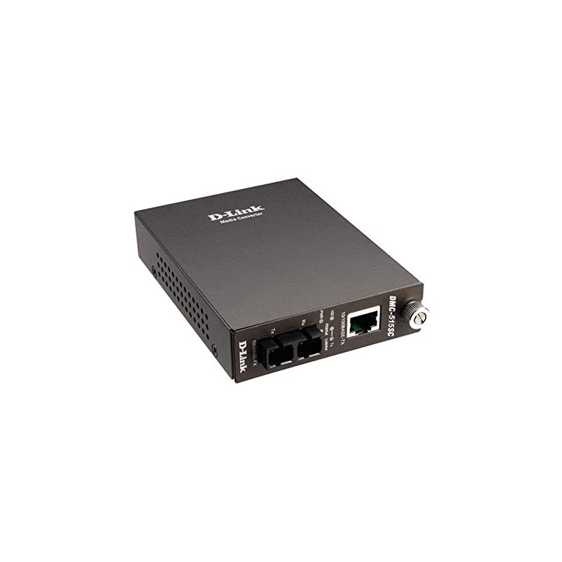 DMC-515SC, D-Link DMC Series Converter, 1x10/100M RJ45/1x100M SC/15km
