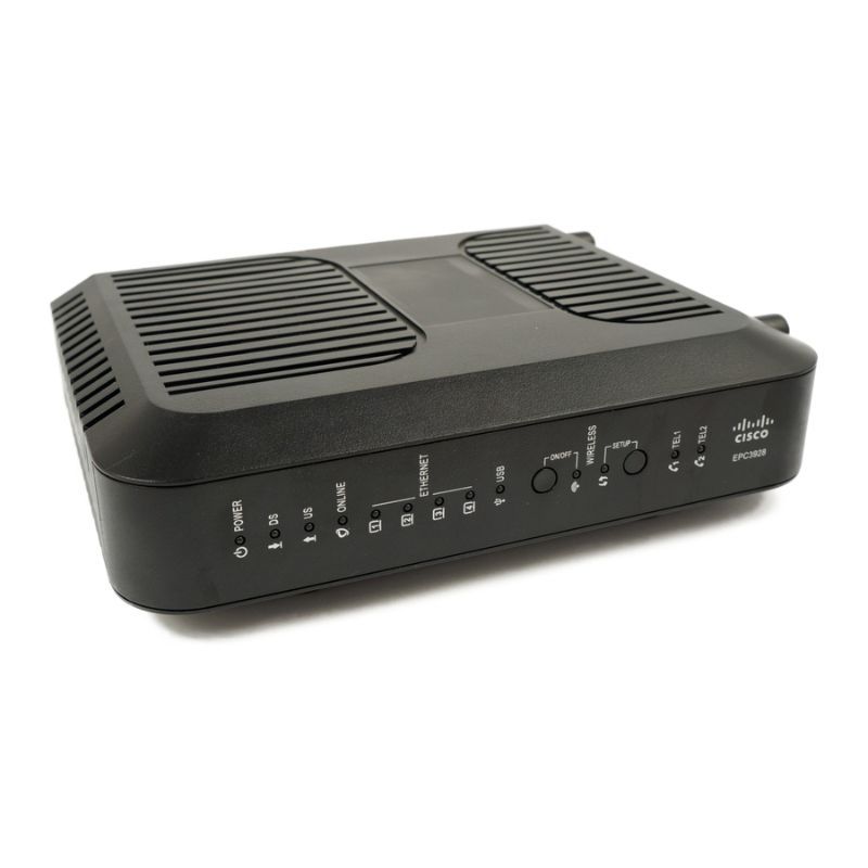 Cisco DPC3928CS DOCSIS 3.0 8x4 Wireless Residential Gateway with Embedded Digital Voice Adapter