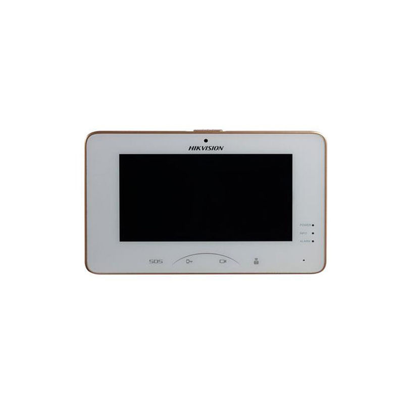 DS-KH8301-WT, Hikvision Video Intercom Indoor Station, 7" Touch Screen/Indoor Use/Wi-Fi Supported