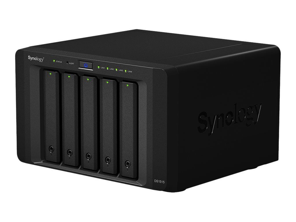 Synology DiskStation DS1515+ 5-bay SATA Quad Core AES-NI NAS Server