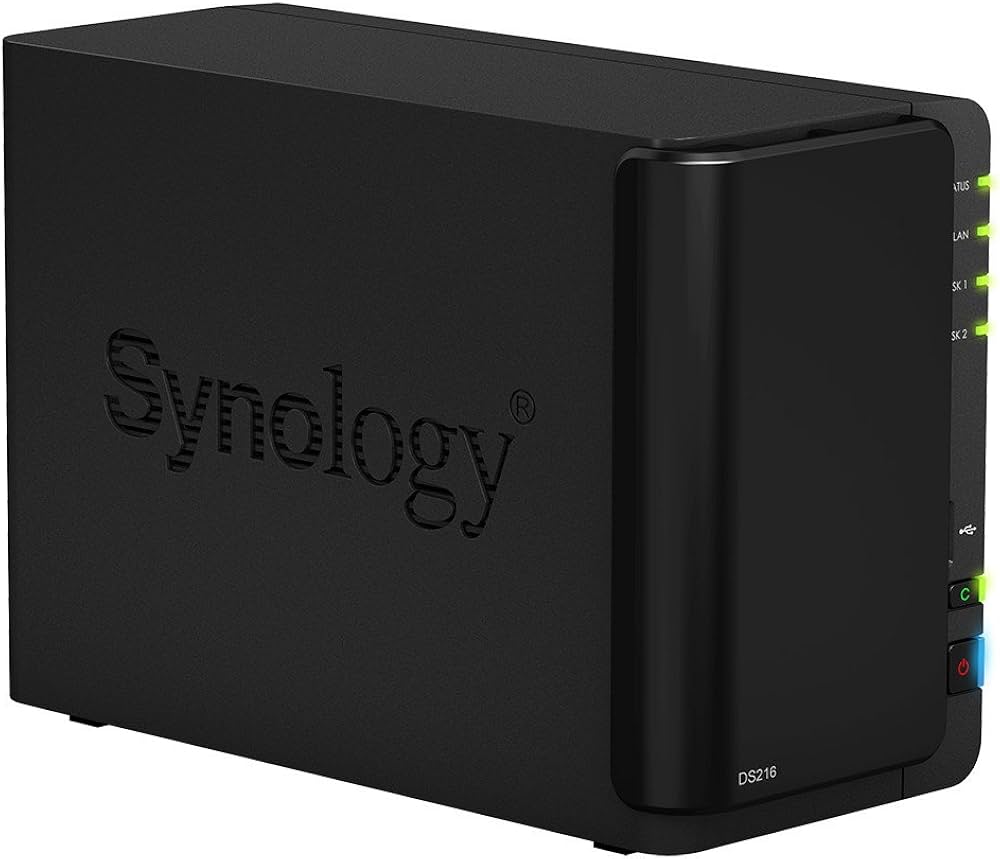 Synology DS216: 2-Bay NAS Storage System Specs