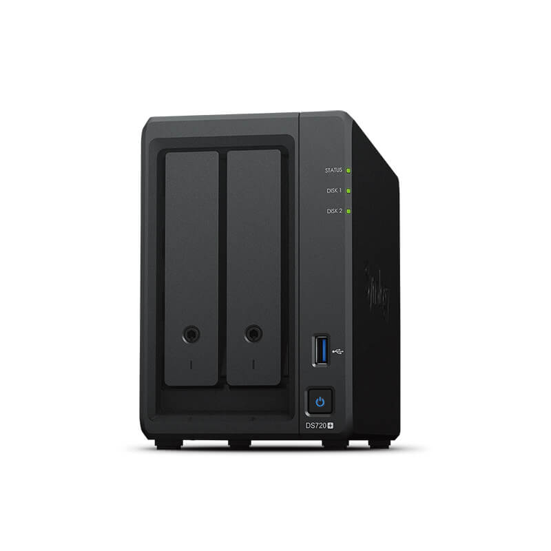 DS720+, Synology DiskStation, 2-Bay NAS, 2GB DDR4