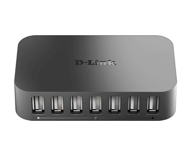 D-Link DUB-H7 7-Port USB 2.0 Hub with Fast Charging