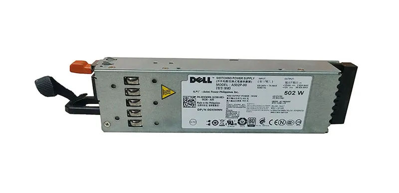 DXWMN - Dell 502-Watts Switching Redundant Power Supply