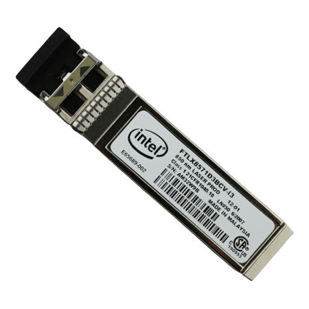 E65689-004 - Intel 10GBase-SR MMF 850nm LC SFP+ Transceiver Module