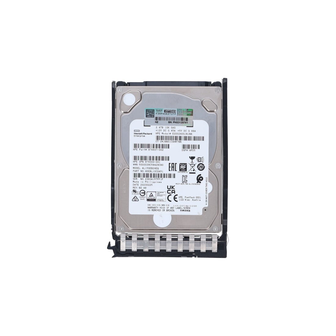 EG002400JXLWC - HPE 2.4TB 10000RPM SAS 2.5-Inch Hard Drive