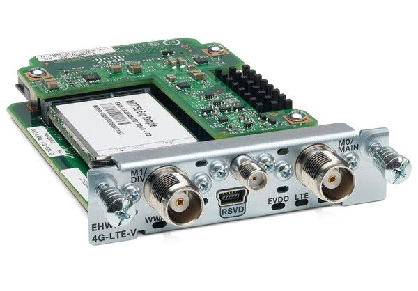 EHWIC-4G-LTE-BE, Cisco EHWIC-4G LTE WAN Module, Canada-Bell, LTE AWS band 4, 1700/2100 MHz