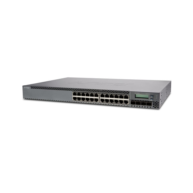 EX3300-24T, Juniper EX3300 Switch, 24x1G RJ45/No Fan & PSU