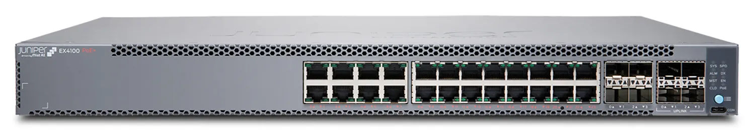 Juniper EX4100-24P 24xPoE+ 1440W 4x10G 4x25G Switch